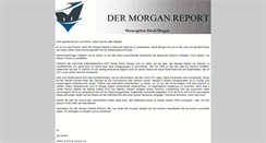 Desktop Screenshot of morgan-report.de