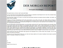 Tablet Screenshot of morgan-report.de